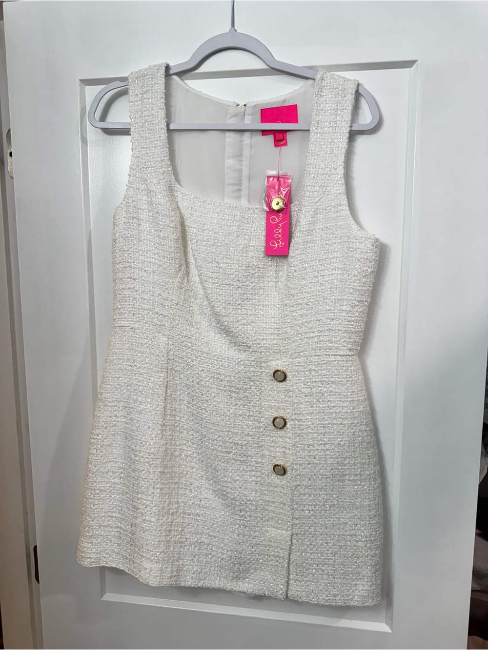 NWT Lilly Pulitzer Kalinara Tweed skirted Romper Women Size 10